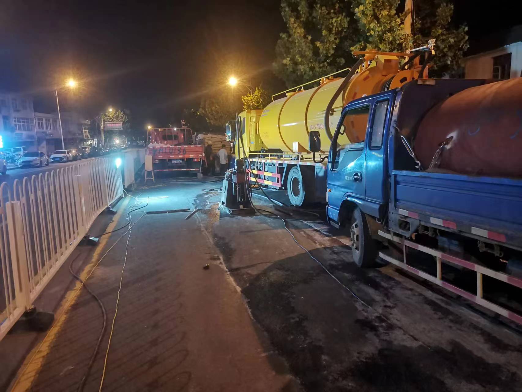 张金镇路面压密注浆